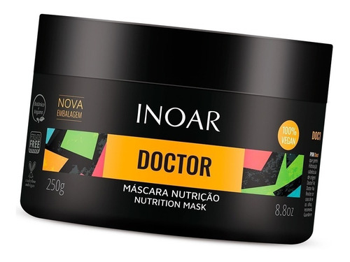 Kit Máscara Inoar Doctor Reconstrução 250g + Nutrição 250g