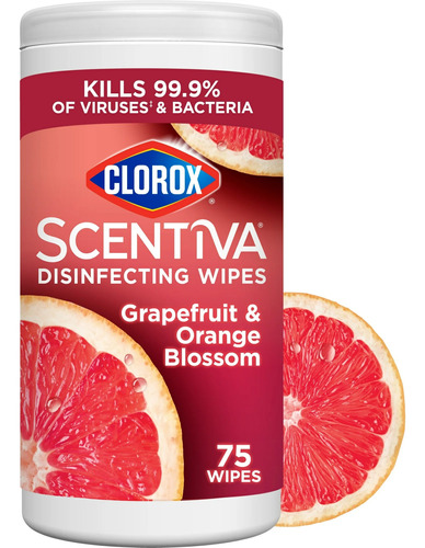 Clorox Scentiva Toallas Desinfectantes Cont.75