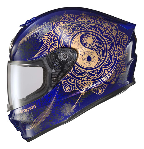 Casco Scorpion Exo Exo-r420 Full Face Namaskar Azul