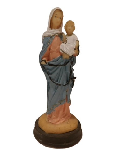 Religioso Virgen San Nicolas 13 Cm Pvc - Irrompible