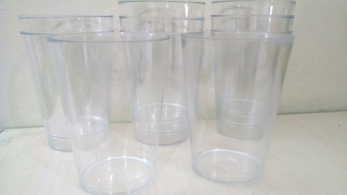Imagem 2 de 4 de Copo Acrílico 200ml Cristal Reforçado - 50 Unidades