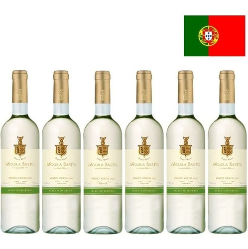 Vinho Verde Branco Português Moura Basto Doc Caixa C 6
