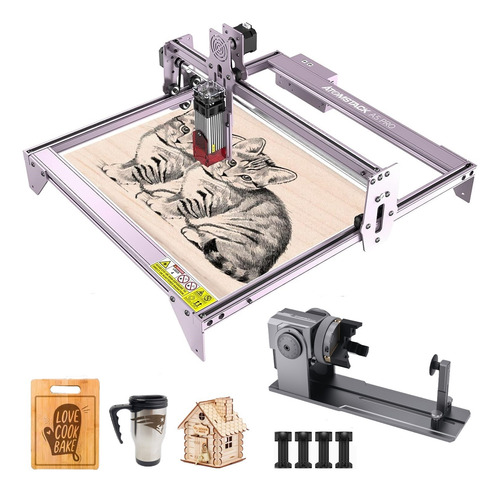 Grabadora Láser Atomstack A5 Pro 5w Con Maker R1 Rodillo