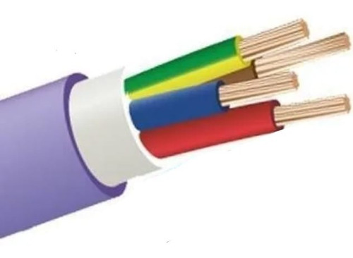 Cable Subterráneo Cobre Pvc 5x16 Norma Iram X 25 Metros