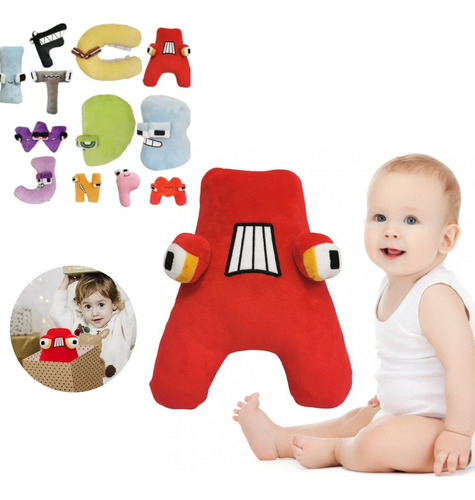 Peluche Letras Alphabet Lore Abecedario A/ F Letras Juguetes