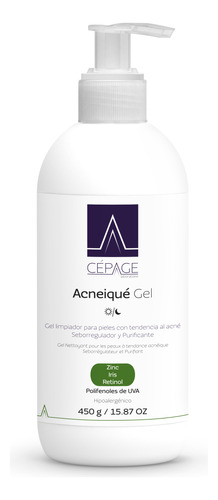 Gel Limpiador Cepage Acneique Seborregulador 450g