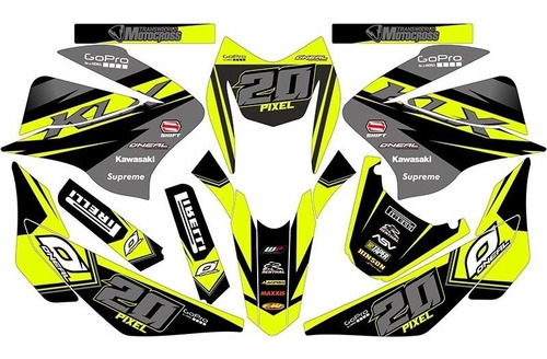 Stickers, Calca, Vinil, Para Moto Nitrox250 Mod-92