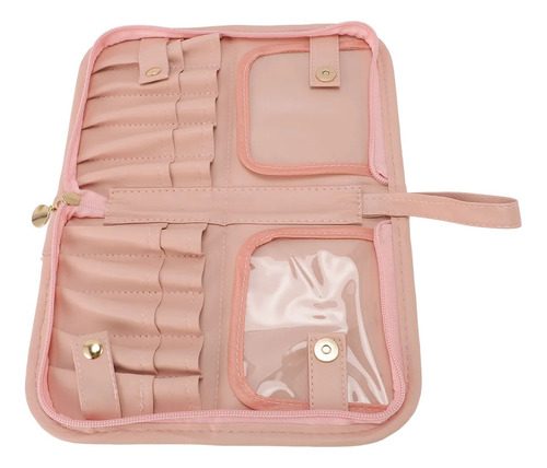 Funda Plegable Para Brochas De Maquillaje, Bolsa Con Soporte