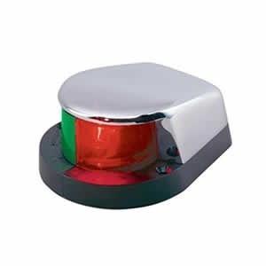 Imagen 1 de 2 de Luz De Proa Bicolor Bronce Cromado (no Envios)