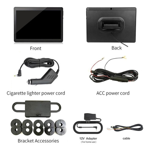 10.1 Pulgadas Android 12 Portátil Coche Tv Monitor Para Asie