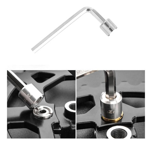 3 Llave Para Pernos De Plato De Bicicleta, Llave, Removedor