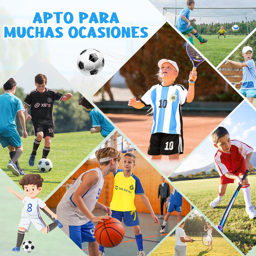 Conjunto De Fútbol Para Niños Camiseta Y Pantalones Cortos Deportiva 2pcs