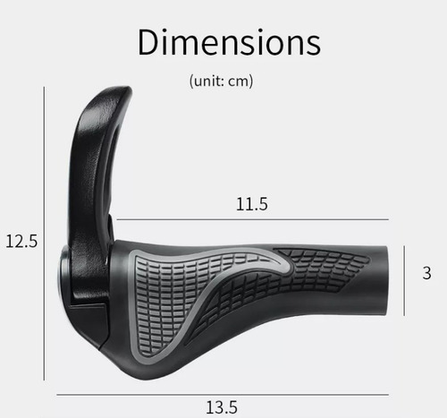 Imagen 4 de 7 de Puños Ergonomicos Para Bicicleta