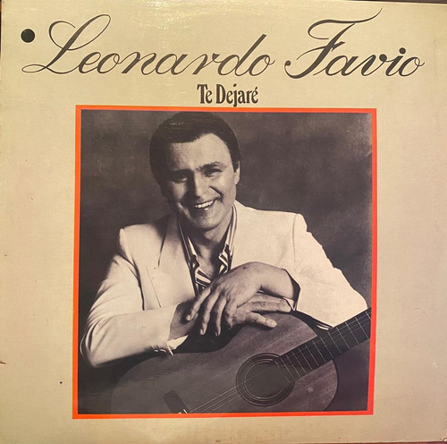 Disco Lp - Leonardo Favio / Te Dejaré. Album (1989)