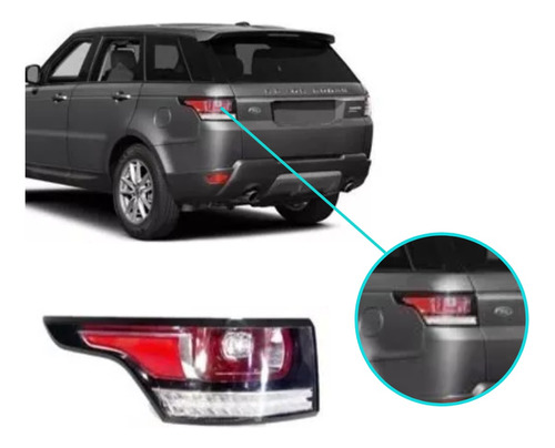 Lanterna Traseira Esquerdo Range Rover 2014 2015 2016 A 2018