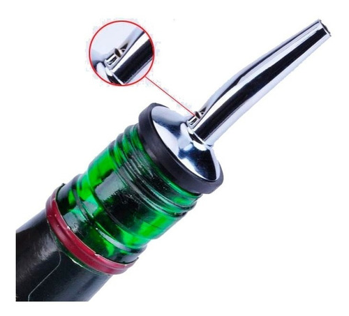 Imagen 3 de 6 de Pico Vertedor / Dosificador Inoxidable - Coctelería Y Hogar