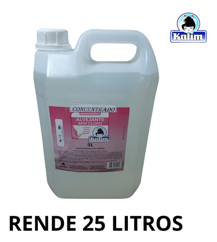 Clareador Branqueador Roupas Brancas Concentrado 10l Faz 50