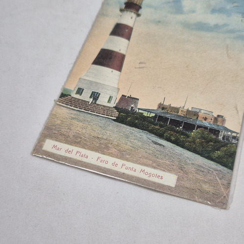 Antigua Postal Pluma Mar Del Plata Material Noble Mag 65611 (Usado)
