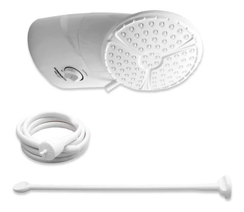 Imagen 2 de 5 de Regadera Electrica Top Jet 110-220 Blanca Lorenzetti