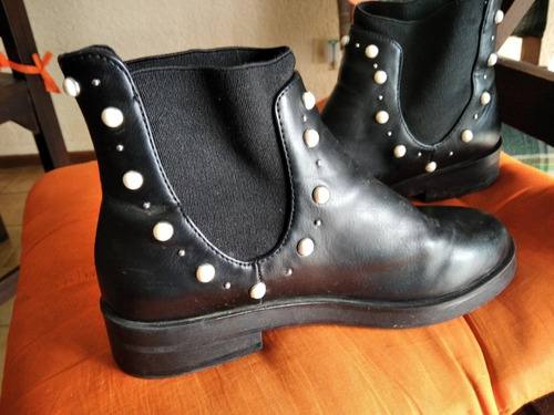 Bota Niña Zara Talle 33 Leer!!!