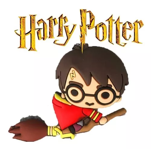 Llavero funko pop con diseño de harry potter con escoba voladora / 149495