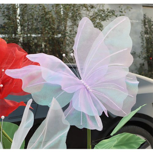 Decoración De Fiesta Con Forma De Mariposa 3d De 50 Cm