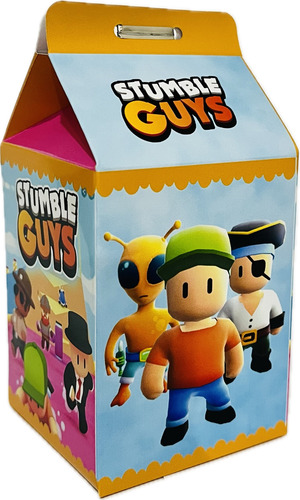 Lembrancinhas Caixa Milk Stumble Guys 10 Unid.