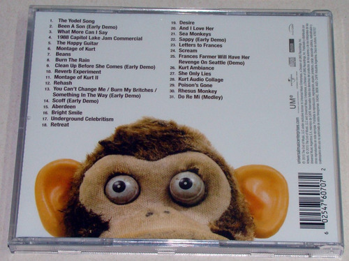 Kurt Cobain Montage Of Heck Home Recordings Cd Argentino (Usado)
