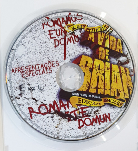 Dvd Monty Python A Vida De Brian Terry Gilliam Impecável2dvd