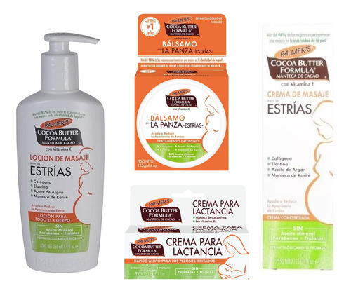 Kit Anti Estrías Embarazo Y Lactancia Original Palmers