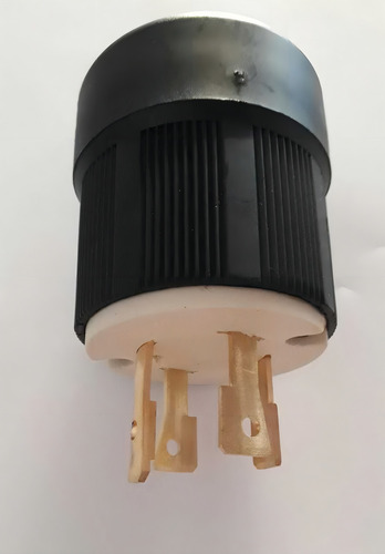Tomada Macho Argon 4 Pinos 30 Amp 27v/220v Gerador Toyama Branco 110v/220v