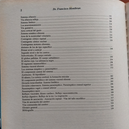Libro Neuroanatomía Vol. 2 Y 3 Medicina Montbrun (Usado)