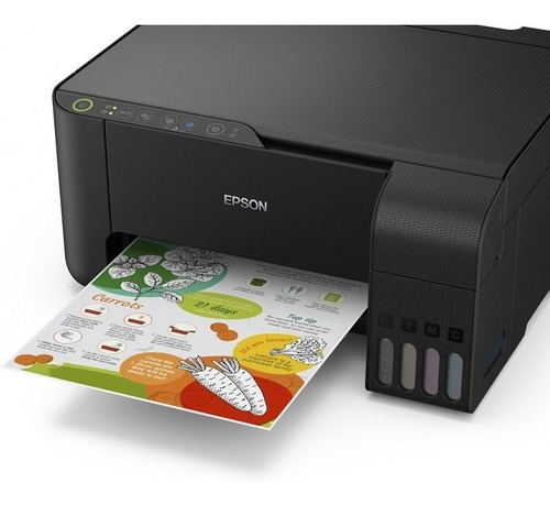 Imagen 9 de 10 de Impresora a color multifunción Epson EcoTank L3150 con wifi negra 220V