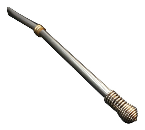 Bombilla Acero Inoxidable Con Virola X 3 Unidades