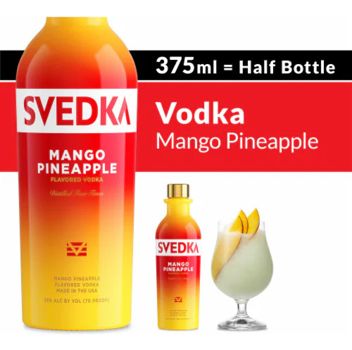 Svedka Vodka Piña Y Mango 375 Ml