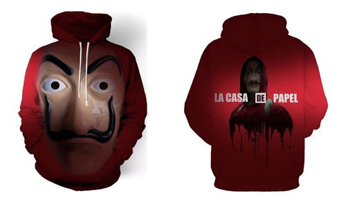 Casaca Sudadera - La Casa De Papel - Importado