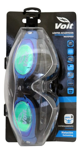 Goggle Voit Espejo Hipoalergenico Natación Adulto Maxspeed