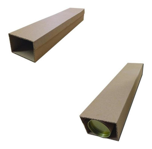 Tubo Papelão Fibralata 30cm X 6,1cm Com Caixa 25 Unidades