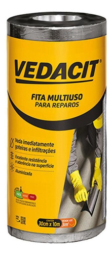 Fita Multiuso Vedacit 30cm X 10 Metros