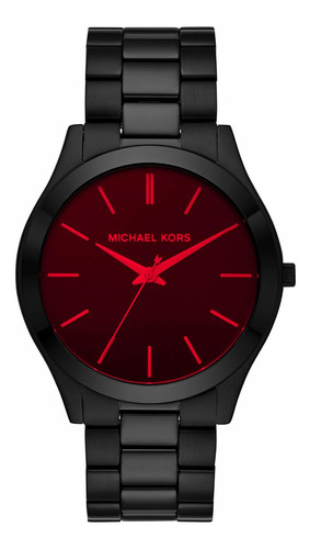 Reloj De Cuarzo Michael Kors Slim Runway Para Hombre Con Ace