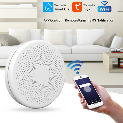 Sensor Detector Tuya Smart Humo CO Wifi CS01W