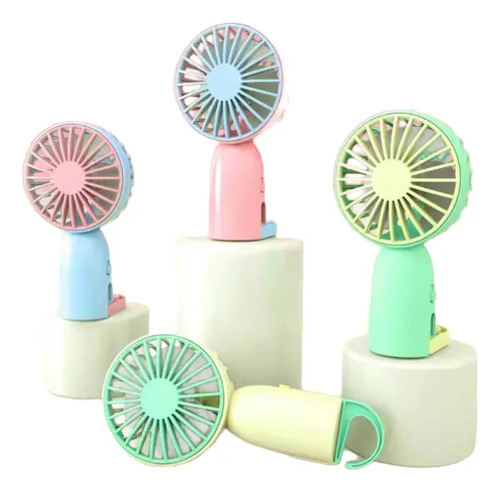 Ventilador De Mano Pequeño, Portátil, Recargable Y Plegable