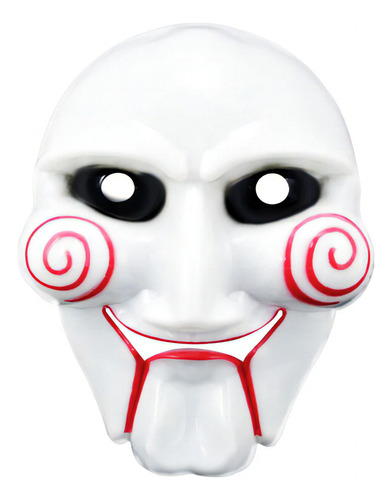 Máscara Jogos Mortais Jigsaw Fantasia Halloween - 01 Unid