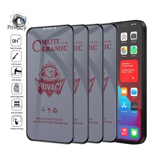 Protector Pantalla Antiespia Mate iPhone 13 Pro Max Cerámico