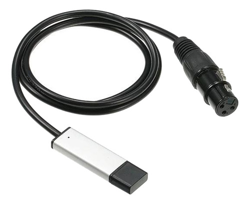 X Cable Adaptador De Interfaz De Control Usb A Dmx Para