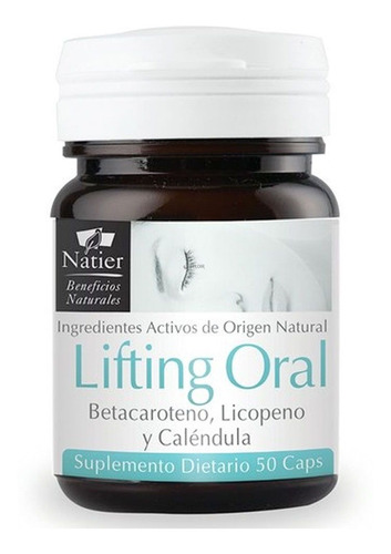 Natier Lifting Oral Piel Sin Arrugas X 50 Capsulas Sabor Sin sabor