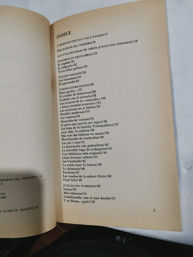 Libro Cómo Jugar Y Divertirse Con Fósforos (Usado)