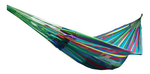 Imagen 2 de 3 de Hamaca Yucateca Nylon Color Arcoíris
