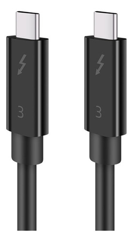 Cable Tipo C Para Cable De Datos Thunderbolt 3, 40 Gbps, Vel