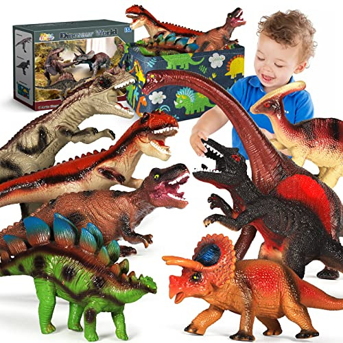 Figuras De Dinosaurios Realistas Para Niños 3-5: Set De 